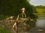 File:Thomas Eakins - Swimming (1895).jpg - Wikimedia Commons